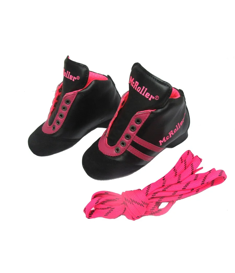 Botes McRoller Hoquei Patins Júnior Negre i Rosa (28 - 41) a