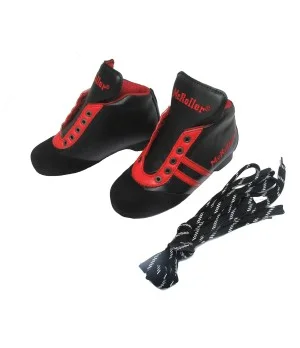 Bota Hockey Patines Junior Brisbane McRoller Negro - Rojo (28 - 41)