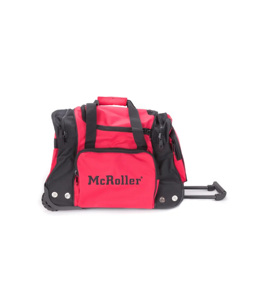 Trolley McRoller Player 60cm. 3 departamentos (Rojo - Negro) en