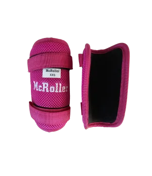 Set pack 3 pcs mesh Rodillera, Guantes y Espinilleras McRoller rosa Talla XXXS