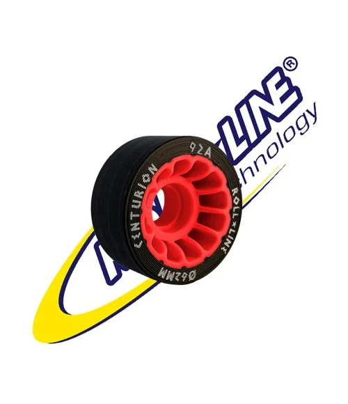 Ruedas Roll-Line Centurion 92A (Rojo-Negro)