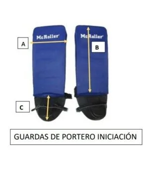 GUARDAS PORTERO McRoller AZUL (XXXS, XXS , XS, S)