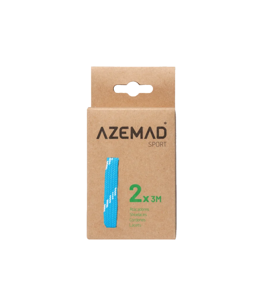 PAR CORDONES AZEMAD 2X3 M AZUL en Hoquei360.