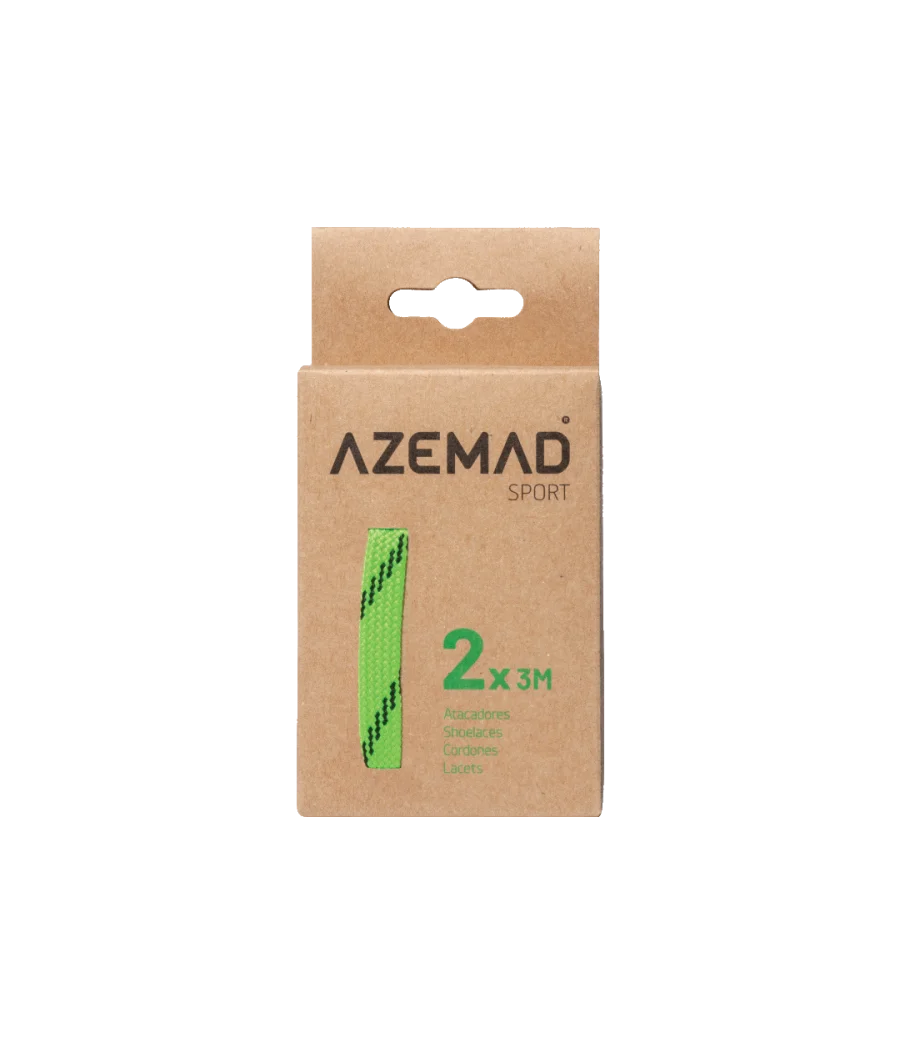 PAR CORDONES AZEMAD 2X3 M VERDE en Hoquei360.