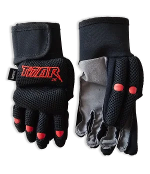 GUANTES TOOR LINE AIR NEGRO-ROJO INFANTIL