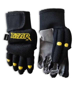 GUANTES TOOR LINE AIR NEGRO AMARILLO INFANTIL