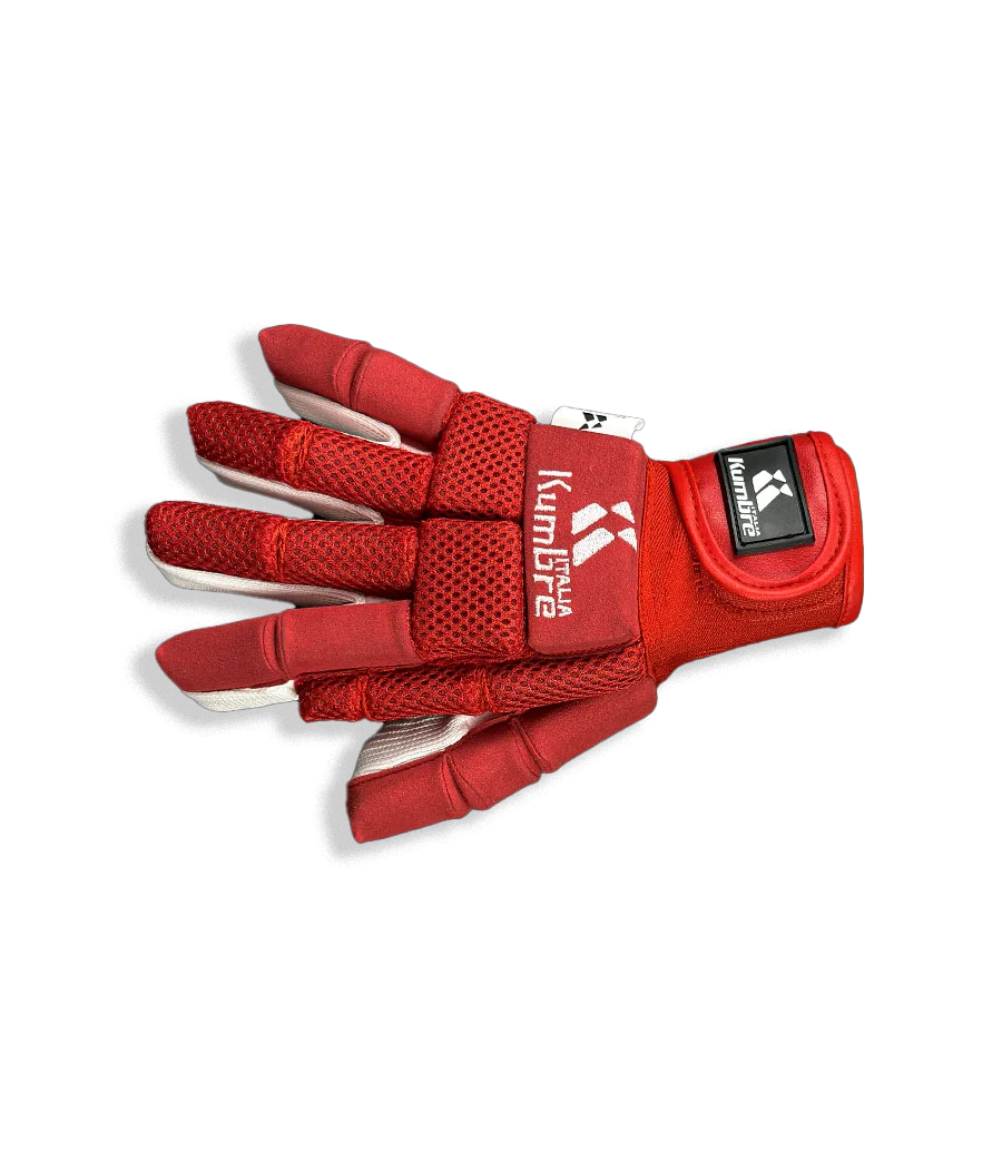 Guantes Kumbre Italia Rojo Talla S en Hoquei360.cat