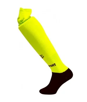 Medias Etisport ( Amarillo Flúor y Negro)