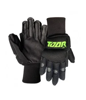 GUANTES TOOR LINE AIR NEGRO VERDE FLÚOR XL a Hoquei360.