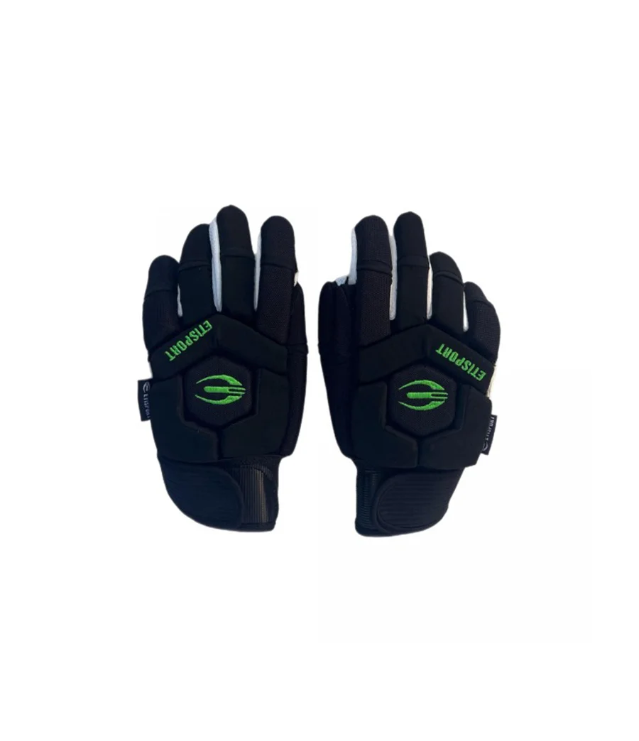 Guantes Hockey Patines Profesional ETISPORT 2K24 verde - Talla