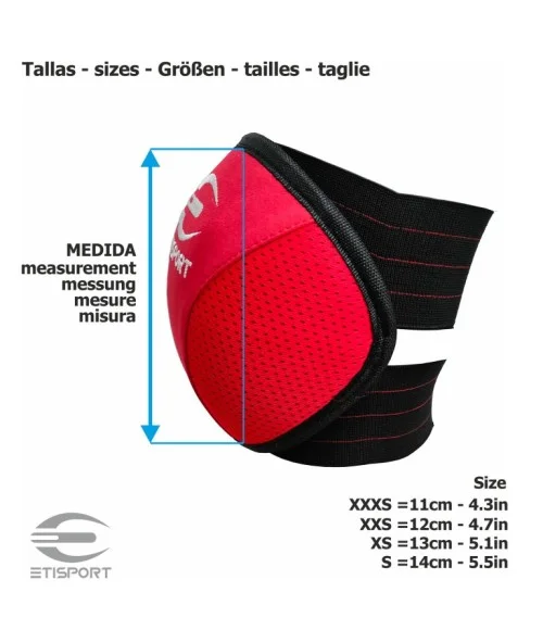 Kit 3pcs Etisport Iniciación (guantes, rodilleras y