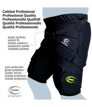 Pantalón Etisport protectores interiores acolchados Talla - S