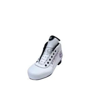 Botes Etisport profesional blanca amb detalls liles. Tallas 38-46