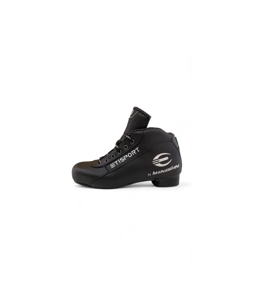 Botes Etisport profesional negra amb detalls blancs. Tallas 38-46