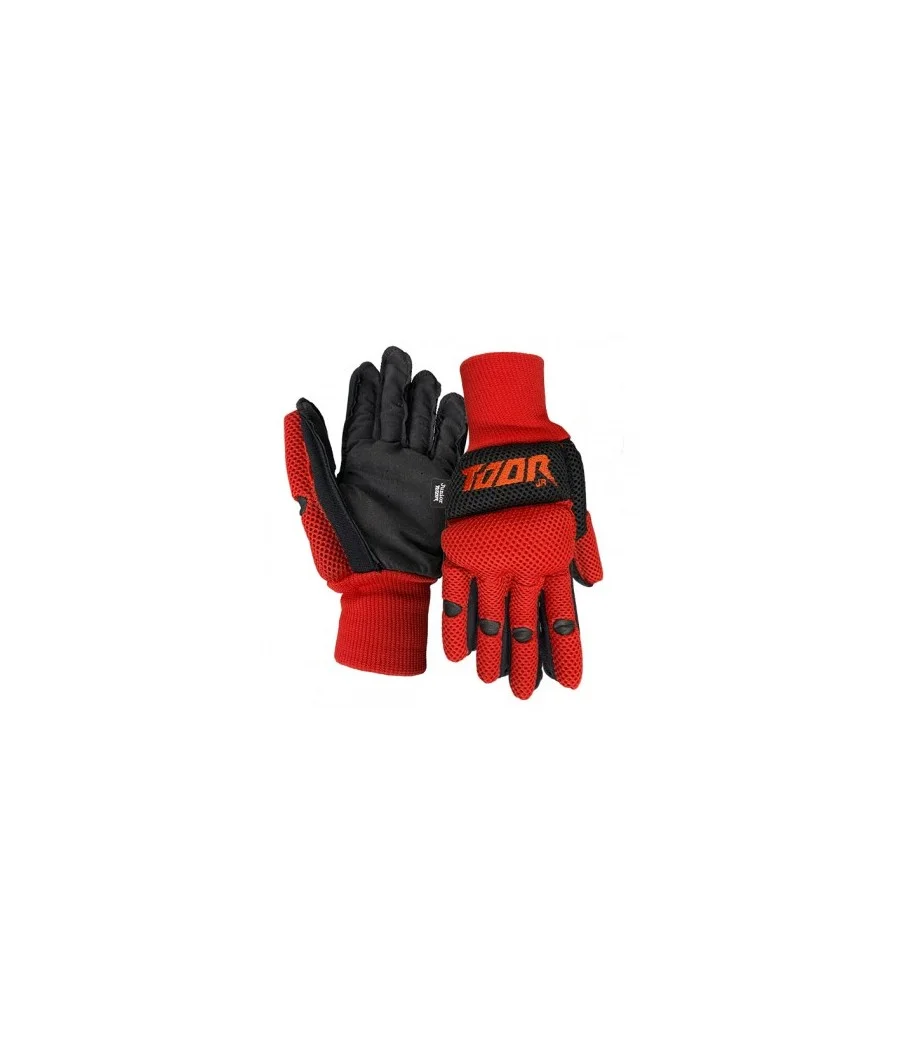 GUANTES TOOR LINE AIR ROJO NEGRO XL en Hoquei360.