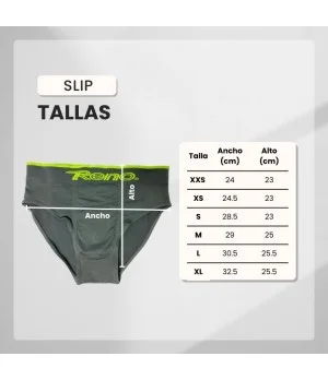 Pack completo: media Etisport + slip Reno