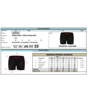 Pack SIOUX: media + bóxer