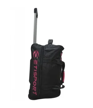 Trolley jugador Etisport 3 Ruedas 60cm (Negro y Fucsia)