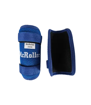 Set pack 3 PCS MESH Rodillera, Guantes y Espinilleras McRoller azul. Talla XXS