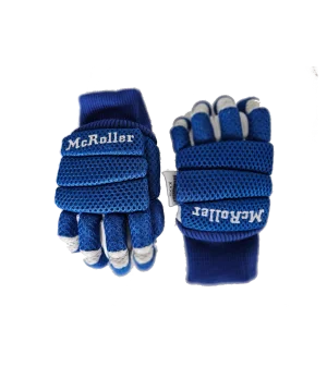 Set pack 3 pcs MESH genolleres, guants i canelleres McRoller blau. Talla S