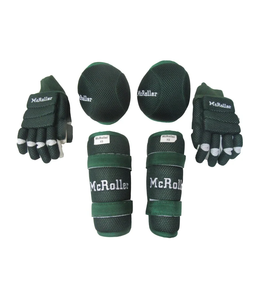 Set pack 3 pcs mesh Rodillera, Guantes y Espinilleras McRoller