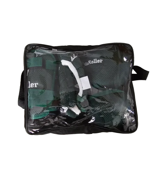 Set pack 3 pcs mesh Rodillera, Guantes y Espinilleras McRoller