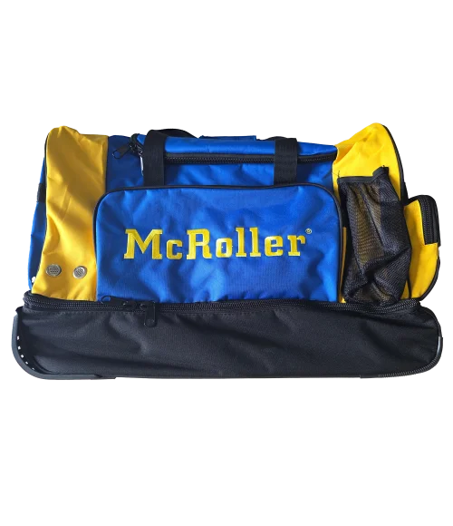 Trolley McRoller Player de 60 cm. 2 departamentos (Azul royal - Amarillo) en Hoquei360.cat