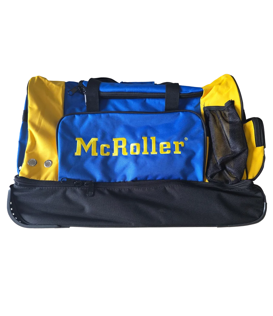 Trolley Player 60cm. 2 departaments (Blau royal - Groc) a Hoquei360.cat