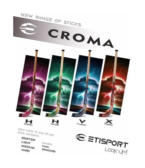 Stick d’hoquei patins ETISPORT CROMA - Personalitzable a Hoquei360.cat