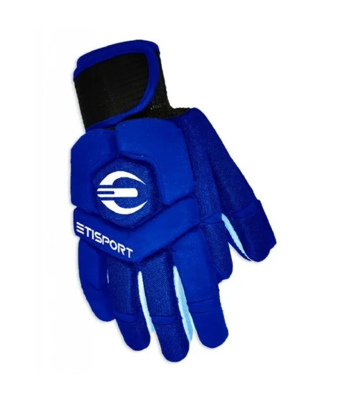 Guantes Hockey Patines Profesional ETISPORT 2K24 Talla L Color azul