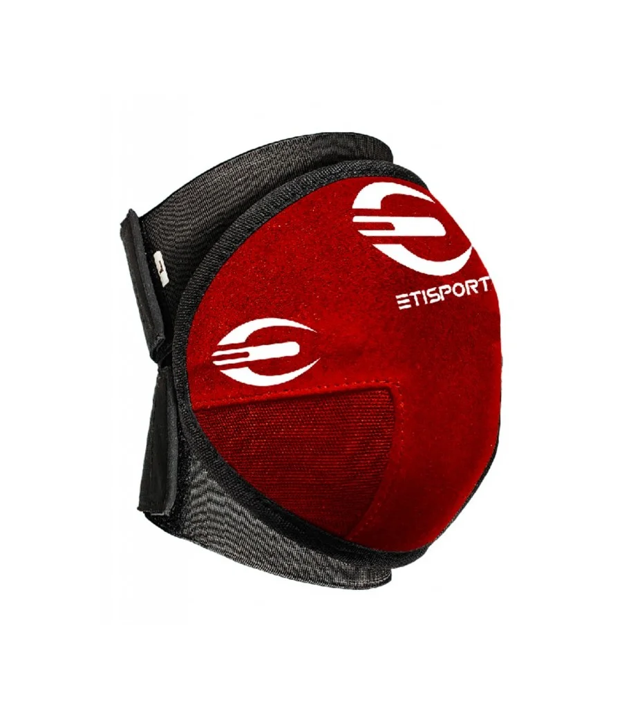Genolleres d'Hoquei Patins ETISPORT 2K24 Vermell - Talla S