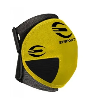 Rodilleras de Hockey Patines ETISPORT 2K24 Amarillo - Talla XL