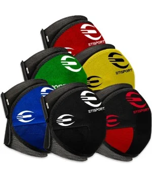 Genolleres d'Hoquei Patins ETISPORT 2K24 Negre i Vermell - Talla S