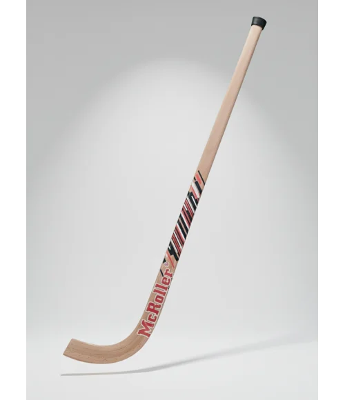 Stick Hockey Patines Junior McRoller - Rojo (90cm)