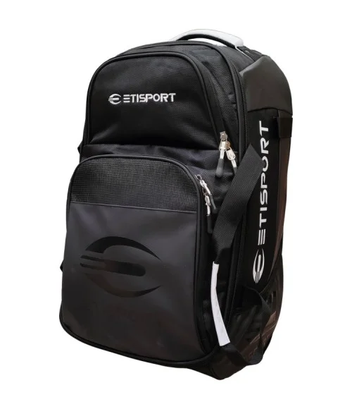 Trolley Hockey Etisport PRO–Bolsa deportiva grande semi-rígida con ruedas reforzadas
