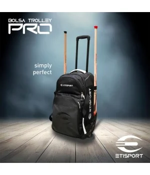 Trolley Hockey Etisport PRO–Bolsa deportiva grande semi-rígida