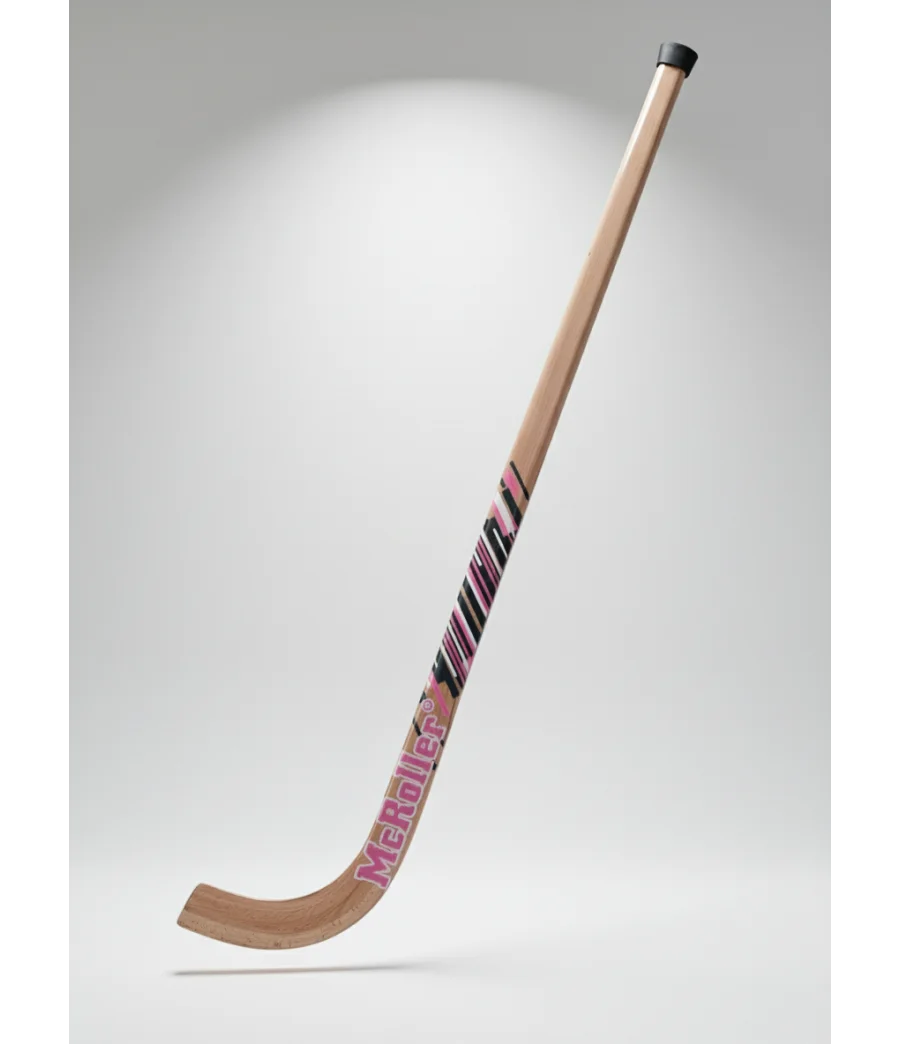 Stick Hockey Patines Junior McRoller - Rosa (90cm)