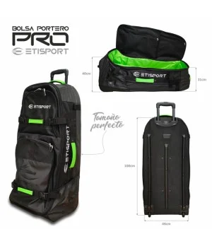 Trolley Hockey Portero Etisport PRO–Bolsa deportiva extra grande
