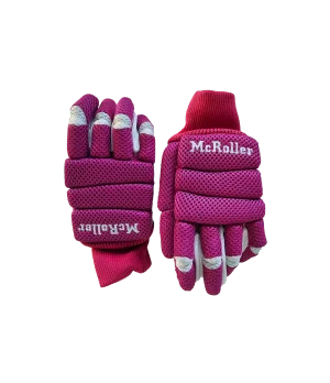 Set pack 3 PCS MESH Rodillera, Guantes y Espinilleras McRoller rosa Talla XXXXS