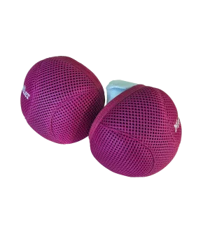 Set pack 3 PCS MESH Rodillera, Guantes y Espinilleras McRoller rosa Talla XXXXS