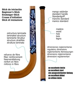 Stick Etisport jugador ROOKIE - Naranja