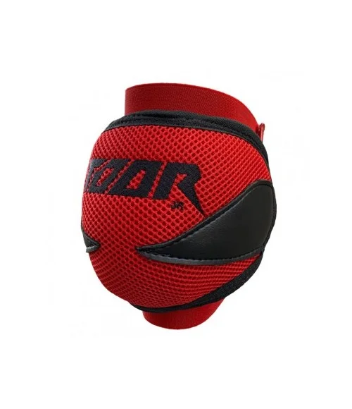 RODILLERAS TOOR LINE AIR ROJO NEGRO XL en Hoquei360.