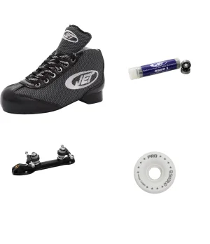 Patín completo Jet minihockey Gris (28-44)