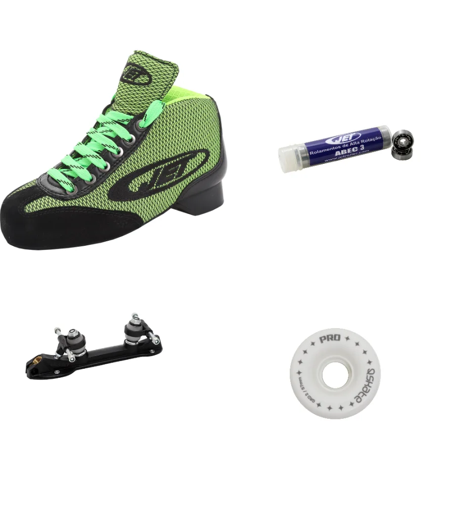 Patí complet Jet minihockey Verd (28-44)