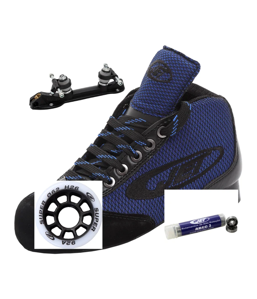 Patín completo Jet A competición Azul - Negro (28-44)