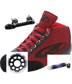 Patín completo Jet A competición Rojo - Negro (28-44)