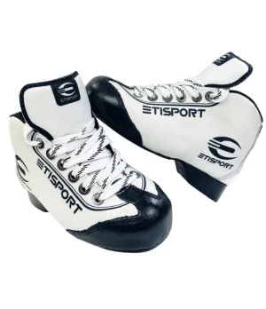 Botas Etisport Iniciación blanca con detalles negros. Tallas 30-38