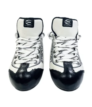 Botas Etisport Iniciación blanca con detalles negros. Tallas 30-38