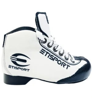 Botas Etisport Iniciación blanca con detalles negros. Tallas 30-38