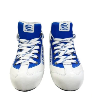 Botes Etisport Iniciació blanca amb detalls en blau. Talles 30-38